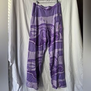 House Of Sunny Indigo Skies Knit Tracksuit Pants
